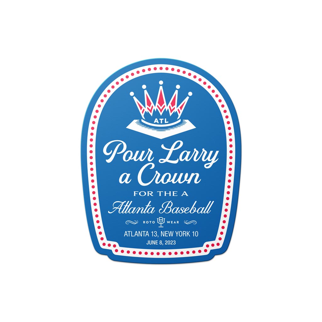 Pour Larry A Crown Sticker