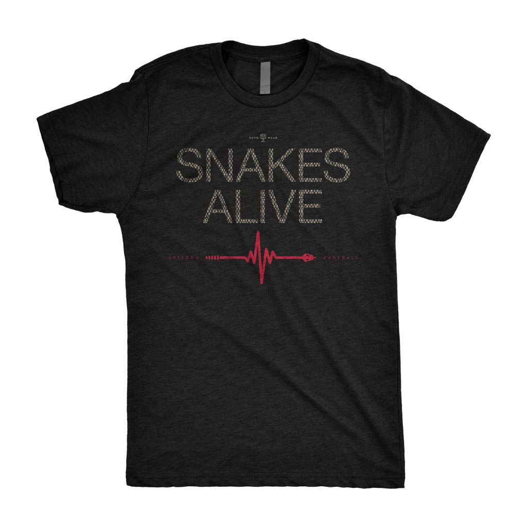 Snakes Alive Shirt | Arizona Baseball Original RotoWear Design
