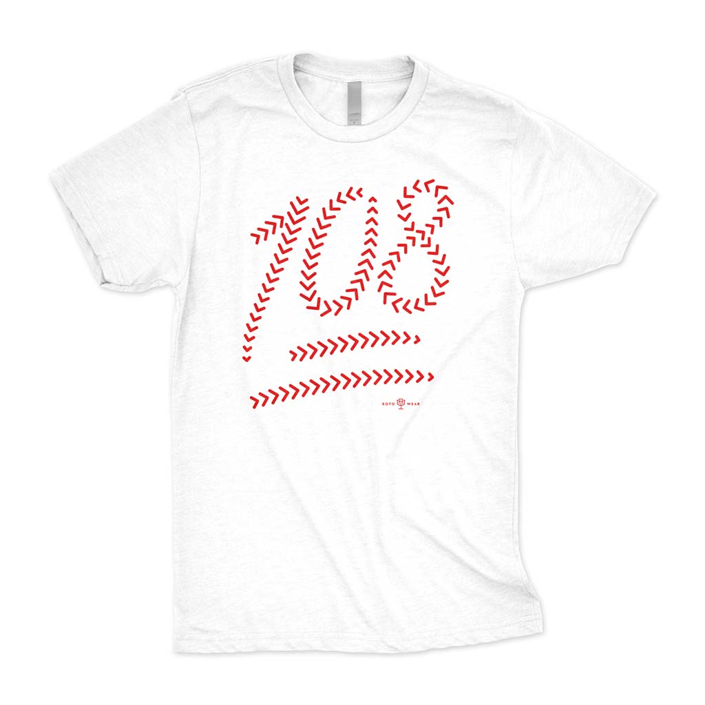 108 Shirt | Baseball 108 Stitches 100 Emoji Original RotoWear Design