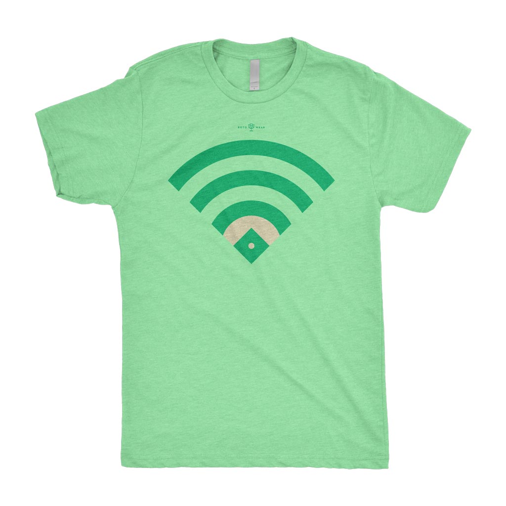Baseball Signal Shirt | WiFi Baseball Field Original RotoWear Design