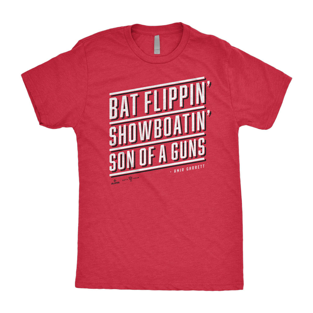 Bat Flipping Showboating Son Of A Guns Shirt | Amir Garrett Cincinnati Baseball RotoWear