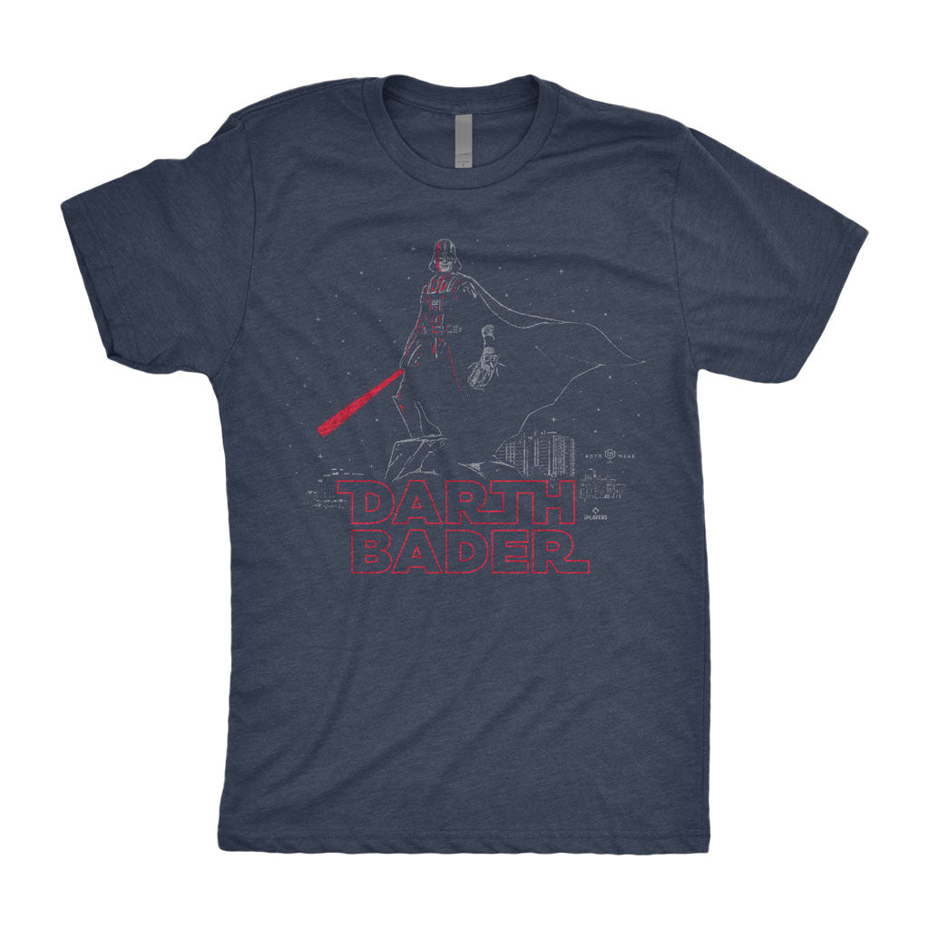Darth Bader Shirt | Harrison Bader Bronx New York Baseball MLBPA RotoWear