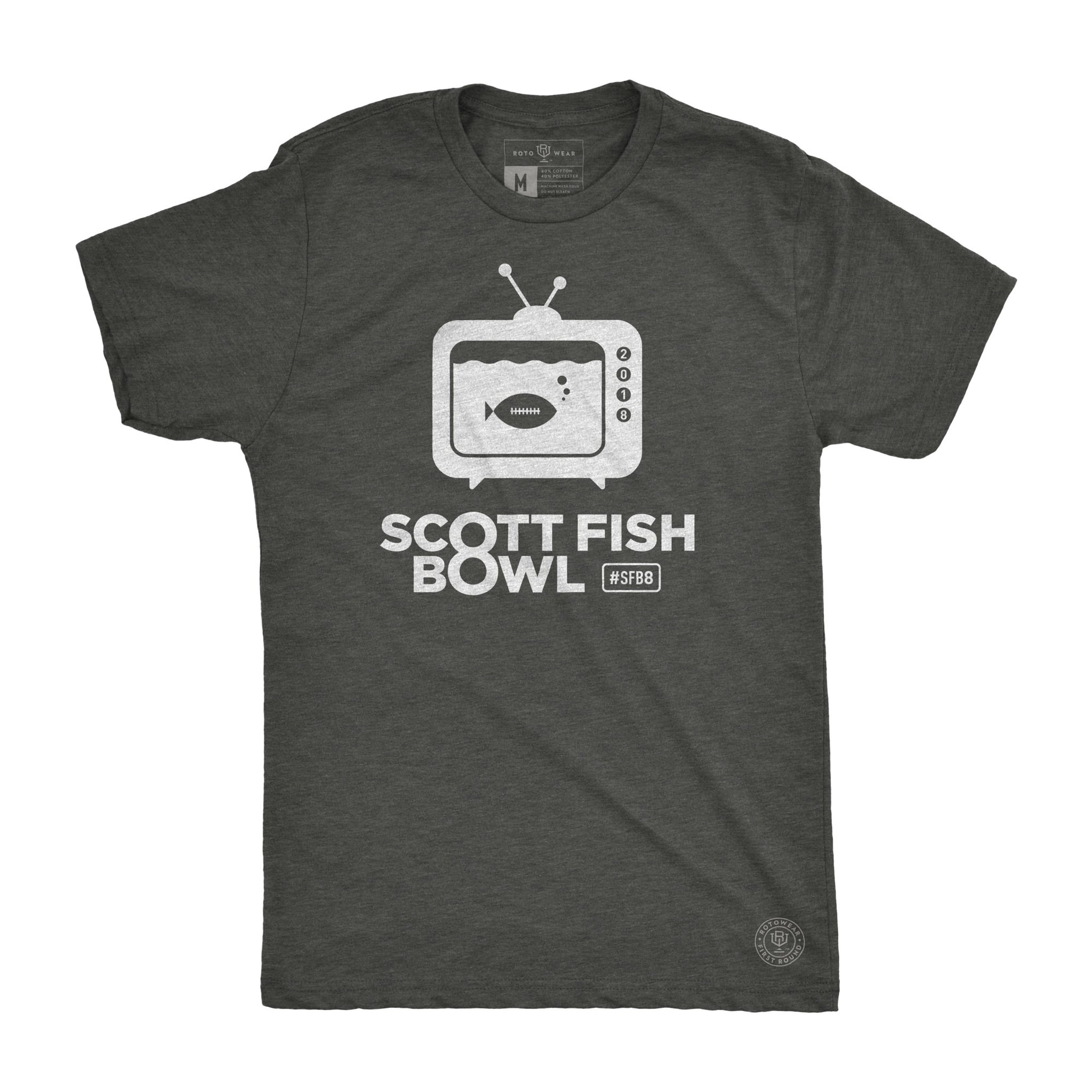 Scott Fish Bowl SFB8 T-Shirt (Charcoal)