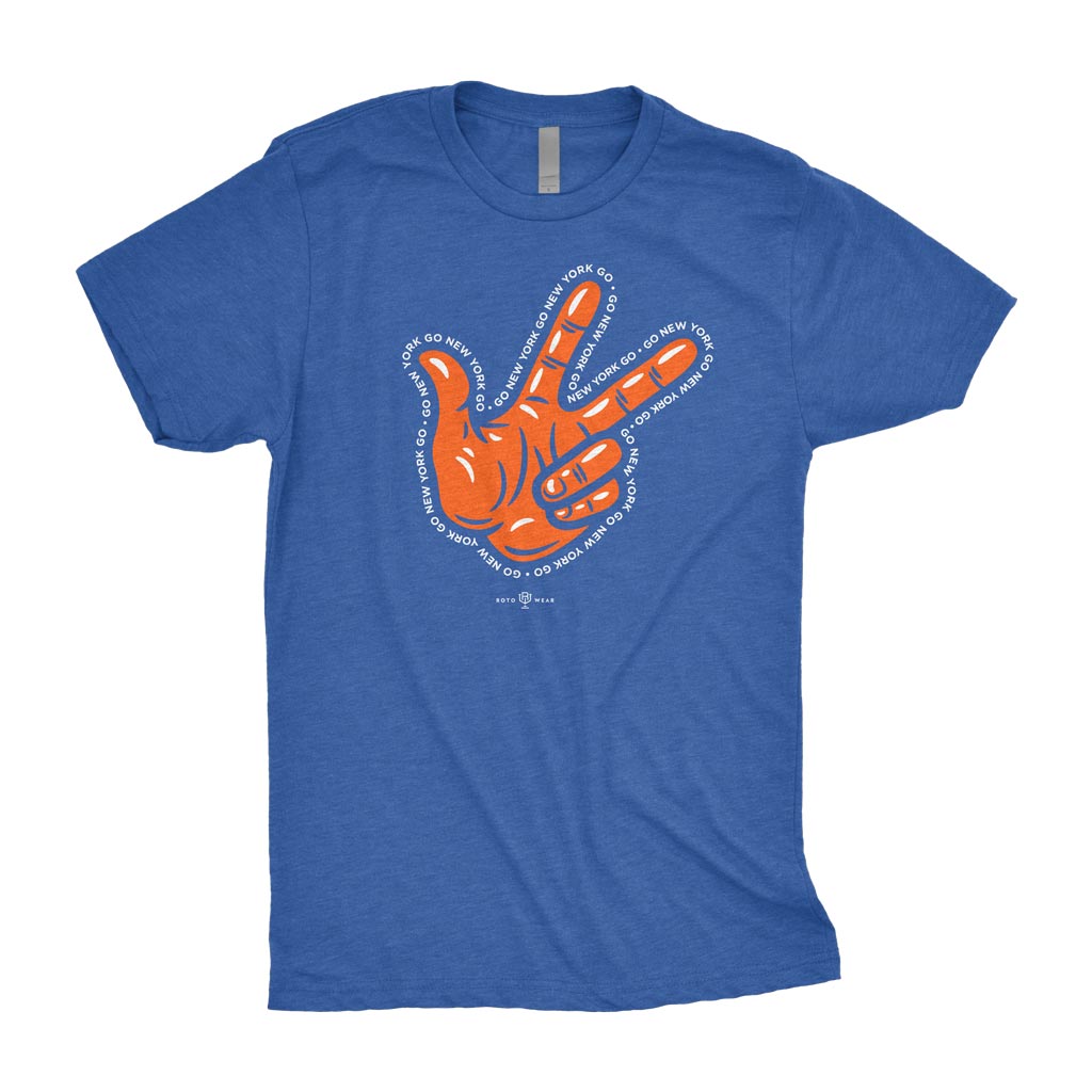 3PT Celly Shirt | New York Basketball 3-Pointer Celebration Go New York Go New York Go Captain Clutch RotoWear Design