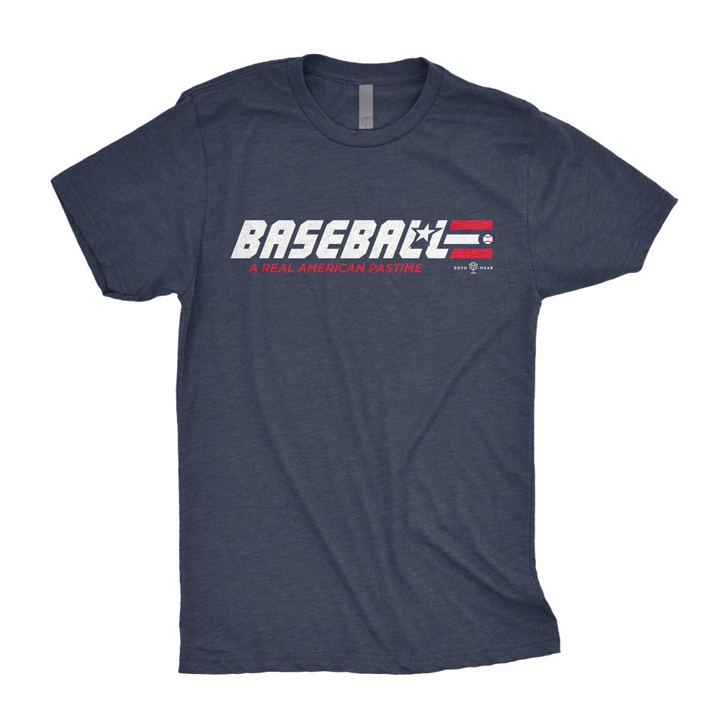 A Real American Pastime Shirt | Baseball USA GI Joe Inspired Original RotoWear Design