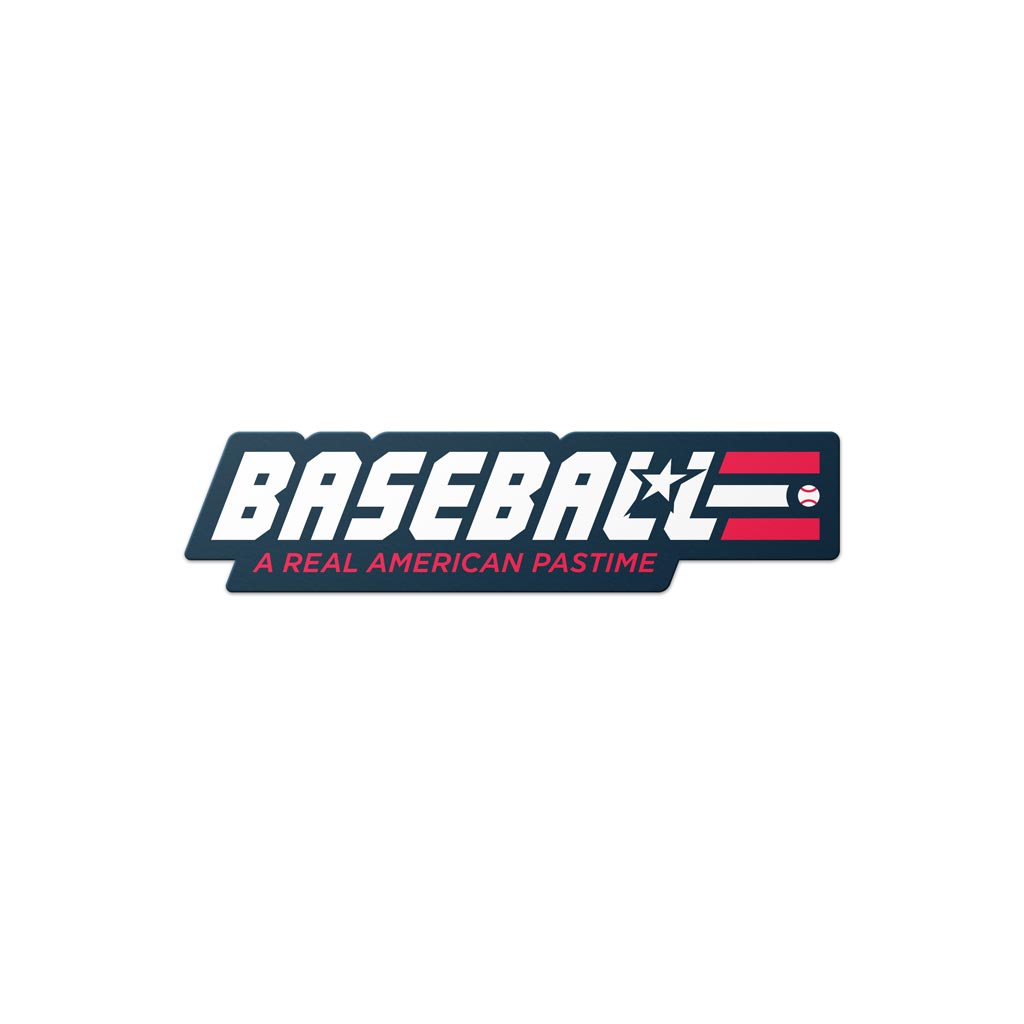 A Real American Pastime Sticker