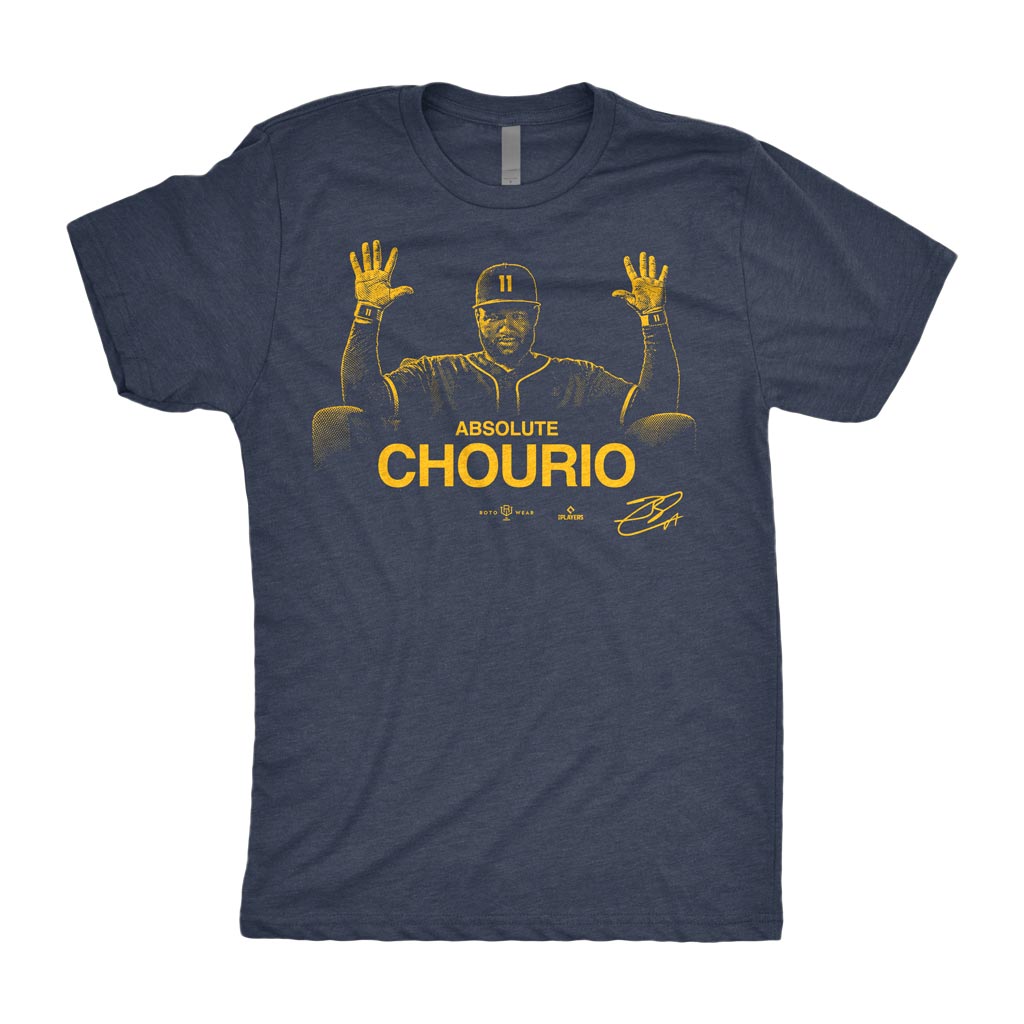 Absolute Chourio Shirt | Jackson Chourio Milwaukee Baseball MLBPA RotoWear Design
