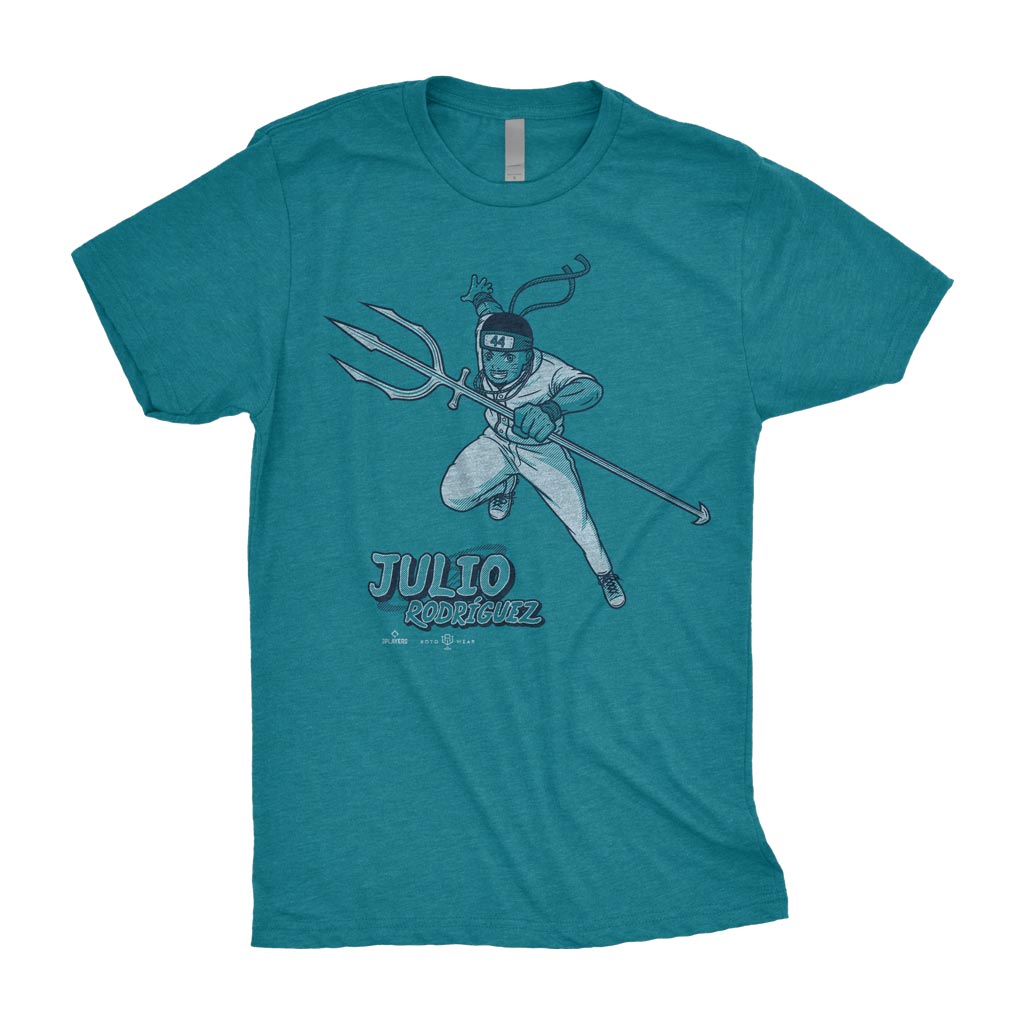 Anime Julio Shirt | Julio Rodríguez Seattle Baseball mlbpa Rotowear XL