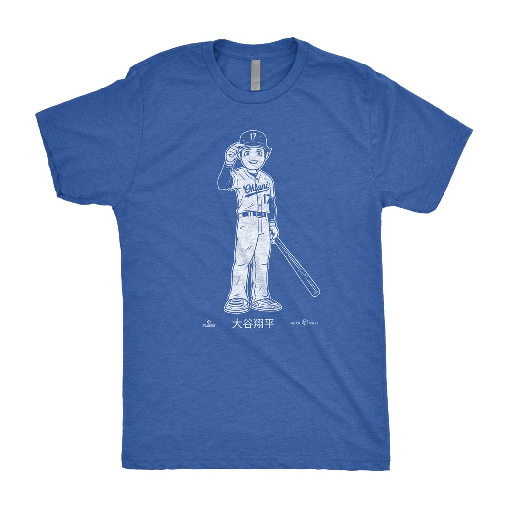 Anime Shohei Shirt | Shohei Ohtani Los Angeles Baseball Japan RotoWear