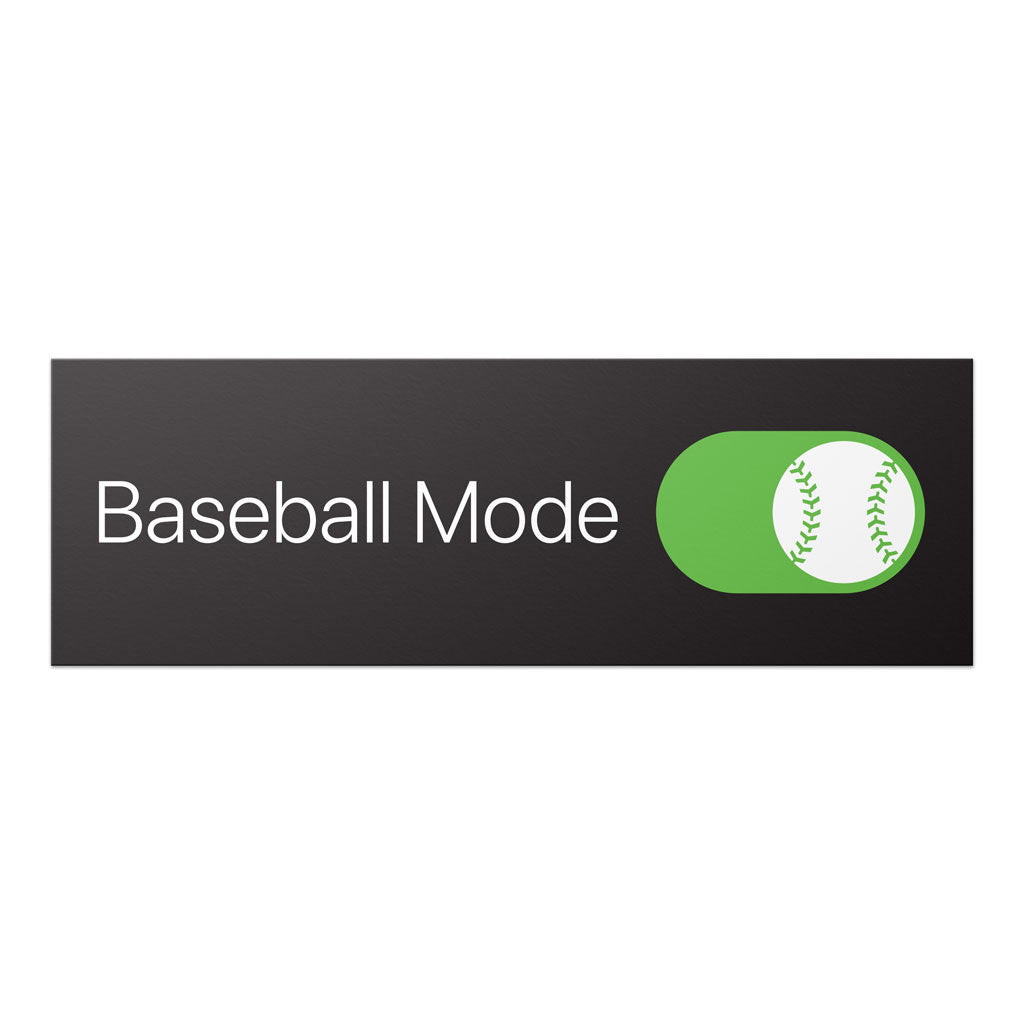 Baseball Mode Sticker