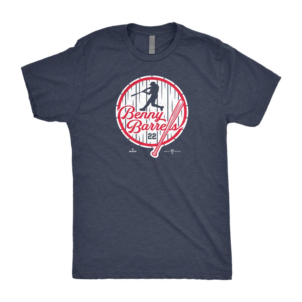 Benny Barrels Shirt | Ben Rice Bronx New York Baseball 22 MLBPA RotoWear