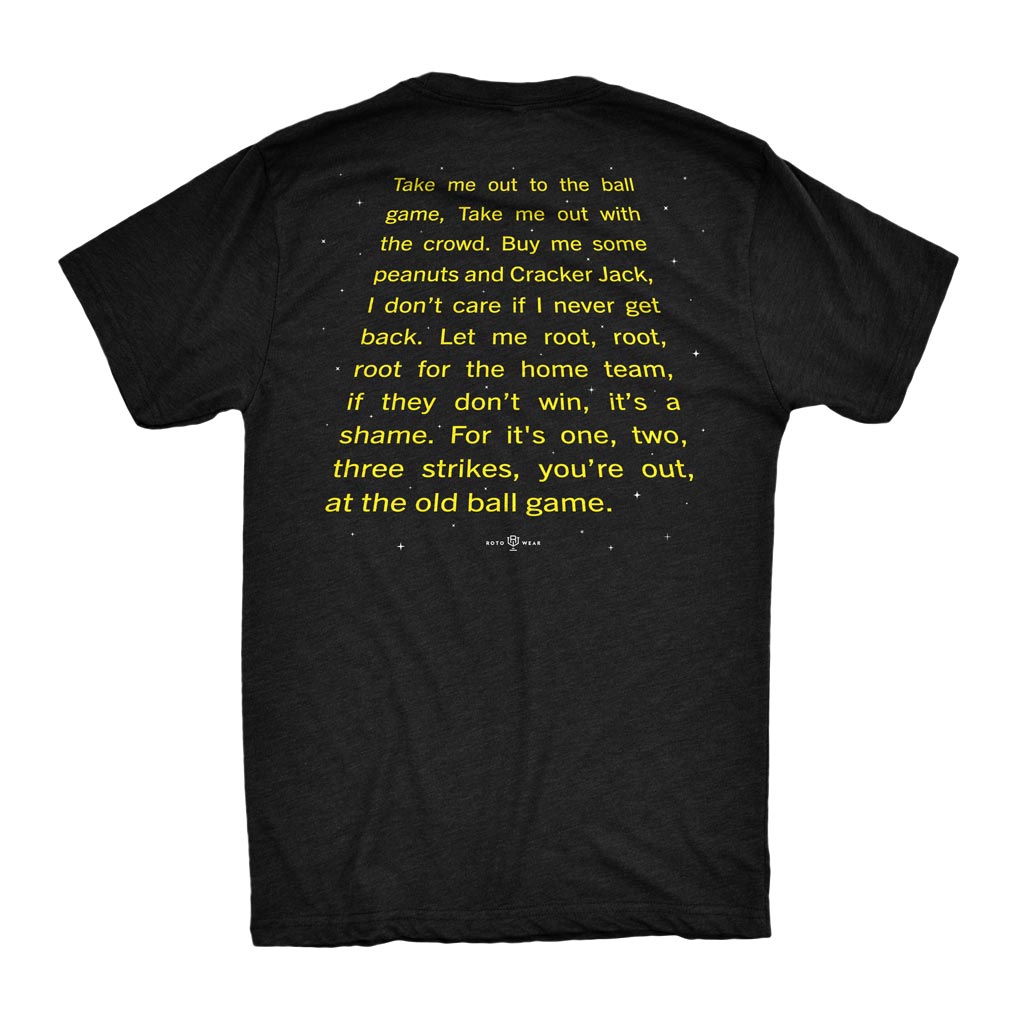 Best Sport In The Galaxy Shirt | Baseball Star Wars Inspired Take Me Out To The Ball Game Original RotoWear Design