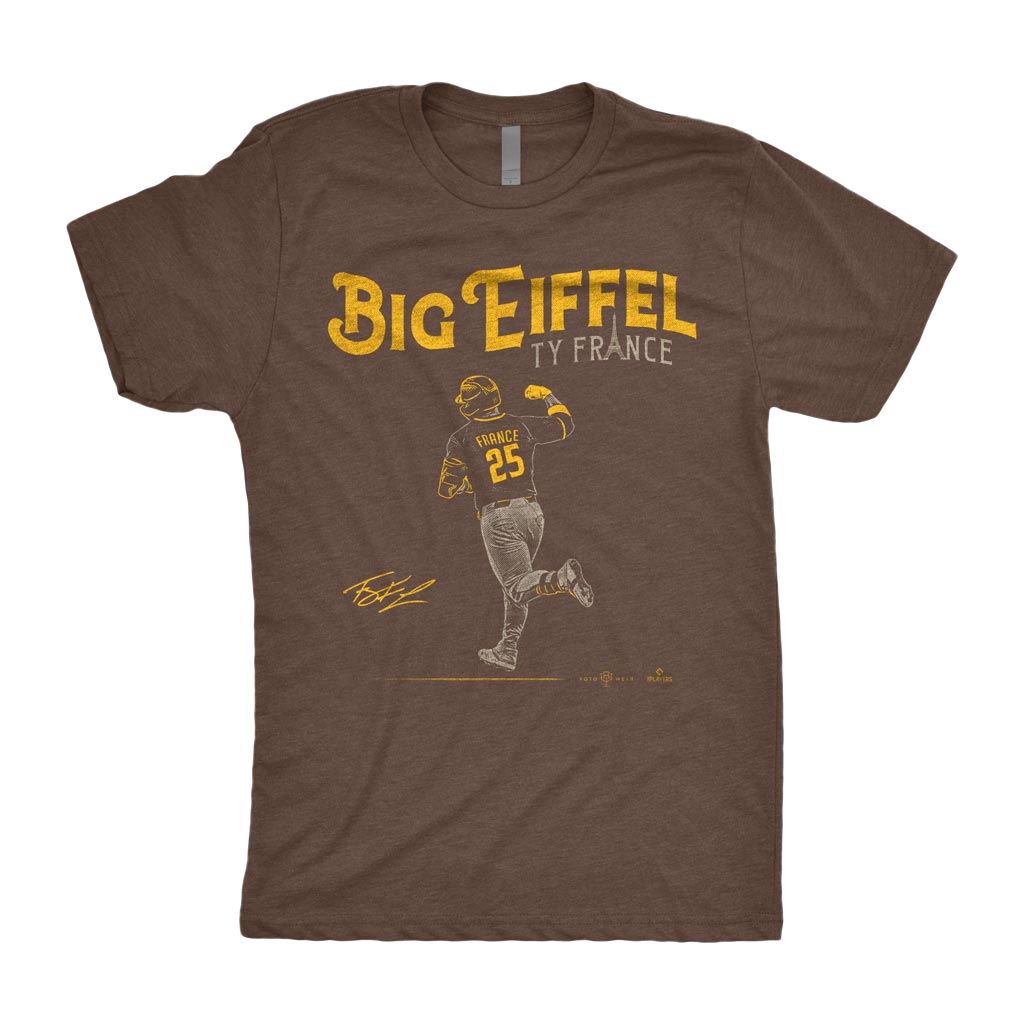 Big Eiffel Shirt | Ty France San Diego Baseball MLBPA RotoWear