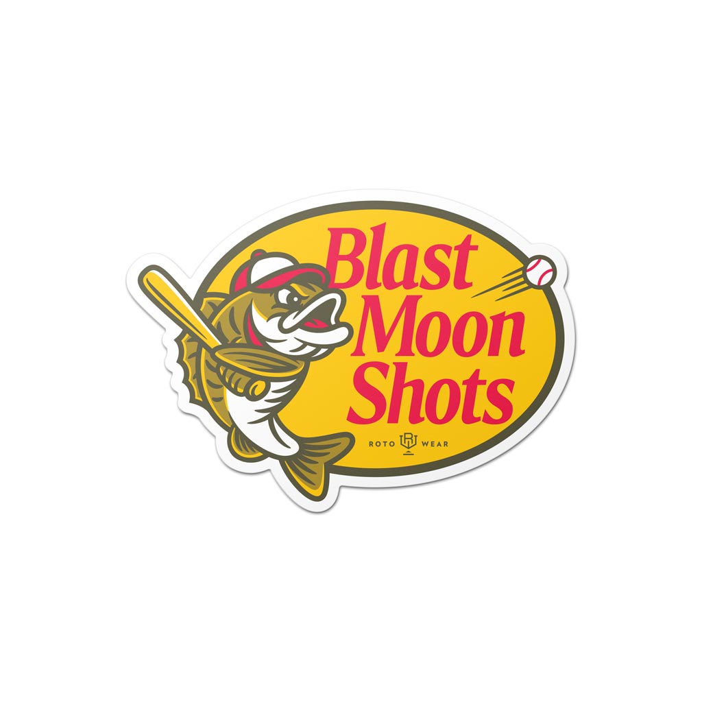 Blast Moon Shots Sticker