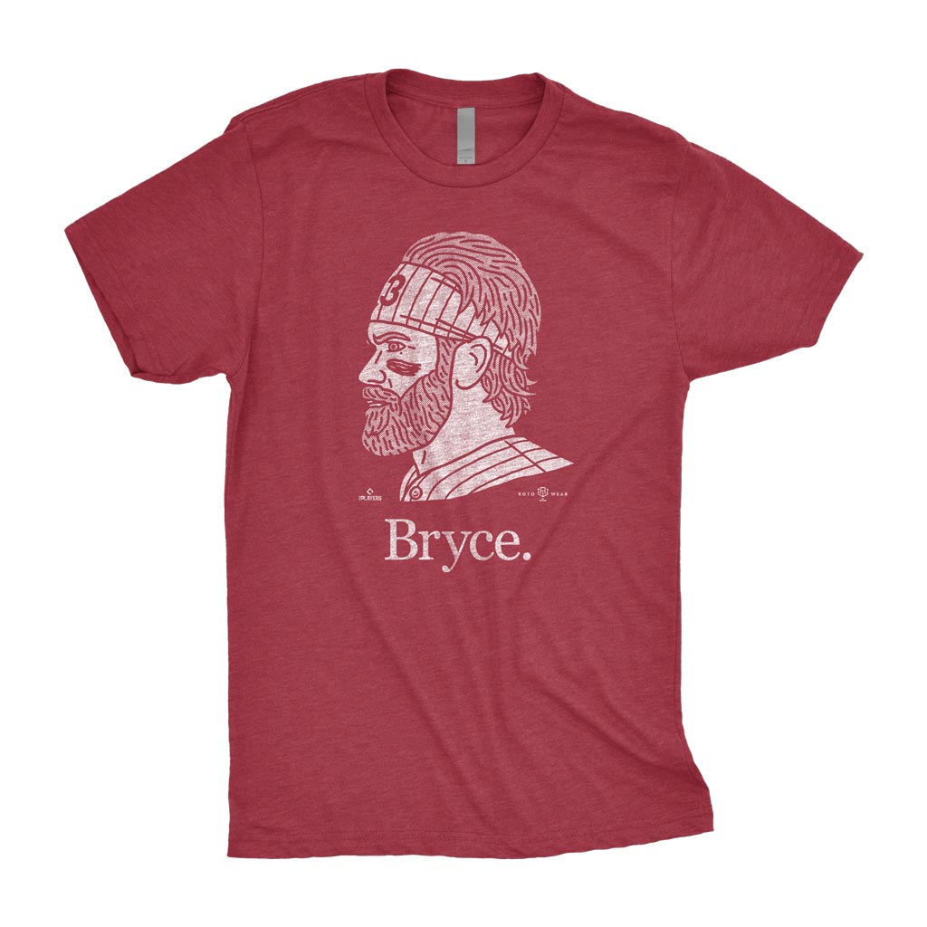 Bryce Shirt | Bryce Harper Philadelphia Baseball Yes Chad Meme MLBPA RotoWear