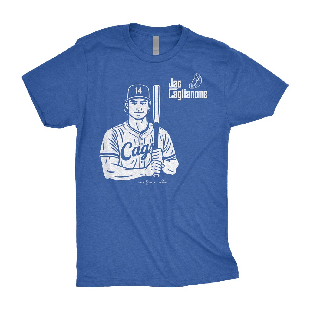 Cags Shirt | Jac Caglianone Kansas City Baseball Godfather MLBPA RotoWear