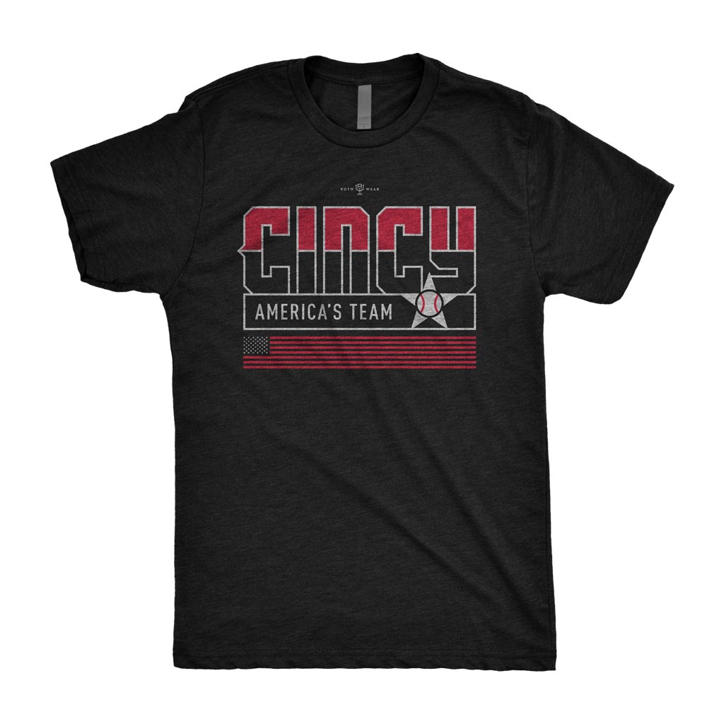 Cincy: America’s Team Shirt | Cincinnati Baseball Dream Team Rotowear S
