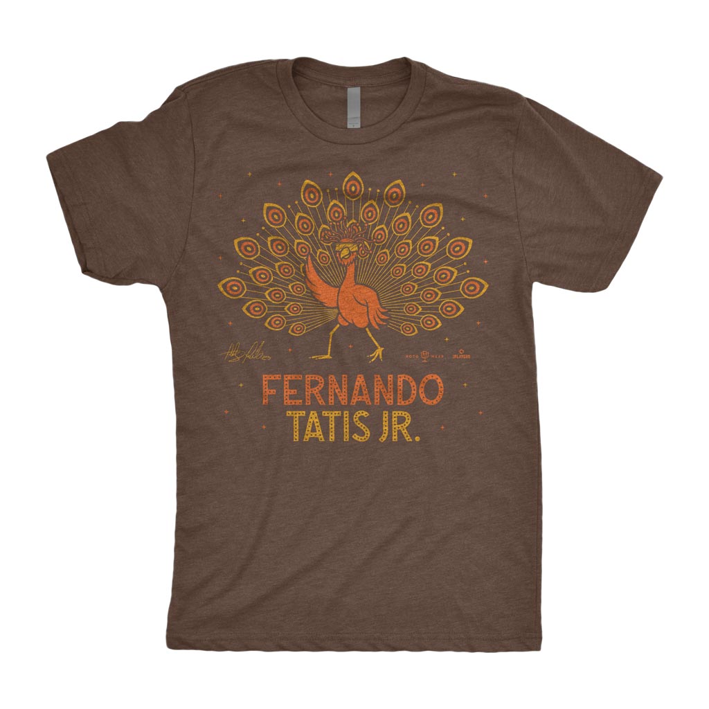 Dancing Peacock Shirt | Fernando Tatis Jr. San Diego Baseball Original RotoWear Design