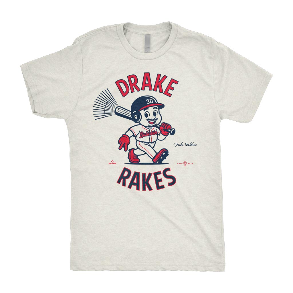 Drake Rakes Shirt | Drake Baldwin Atlanta Baseball MLBPA RotoWear