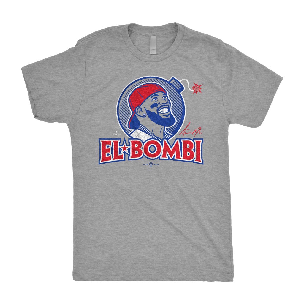 El Bombi Shirt | Adolis García Texas Baseball MLBPA RotoWear