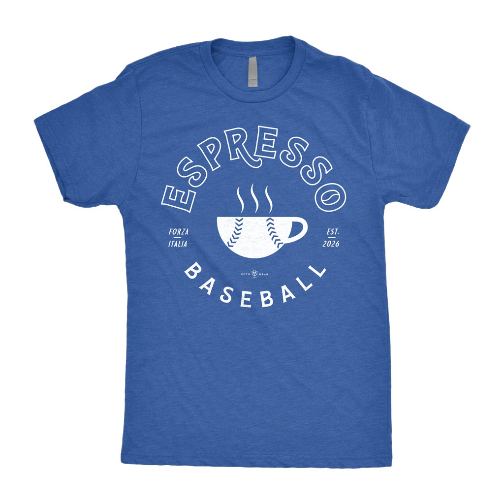 Espresso Baseball Shirt | Italy Original RotoWear Design