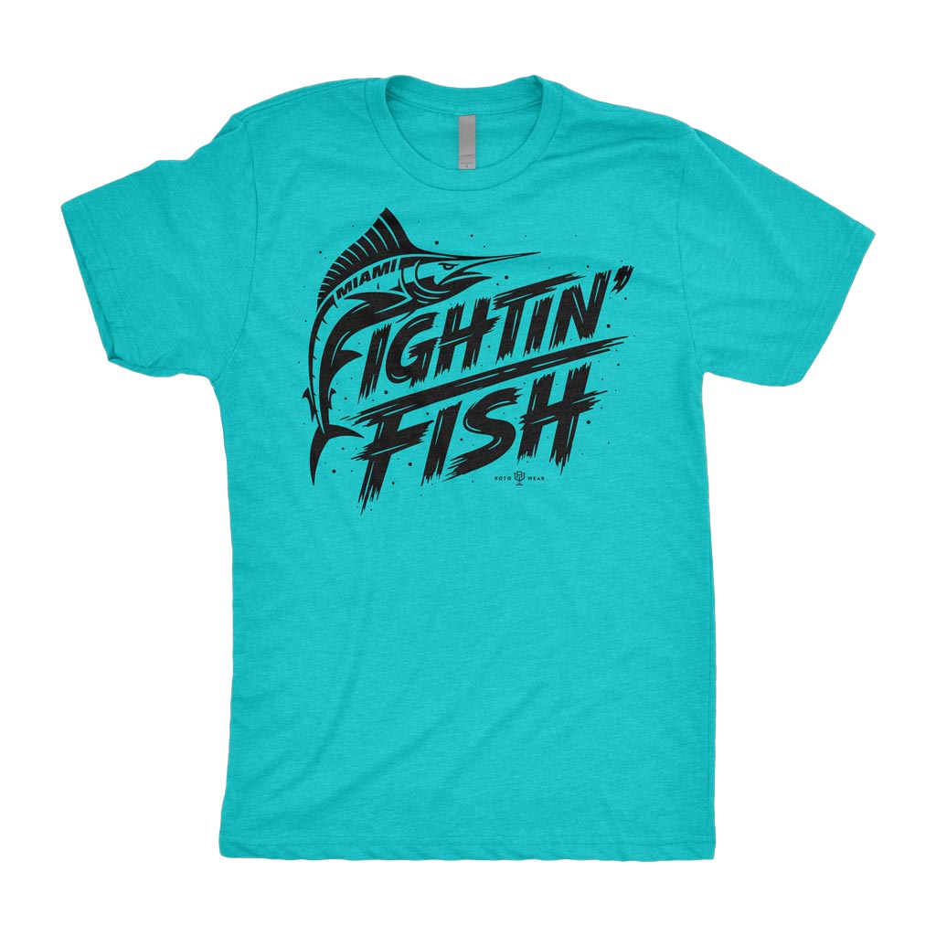 Fightin’ Fish Shirt | Miami Baseball Marlin Original RotoWear Design
