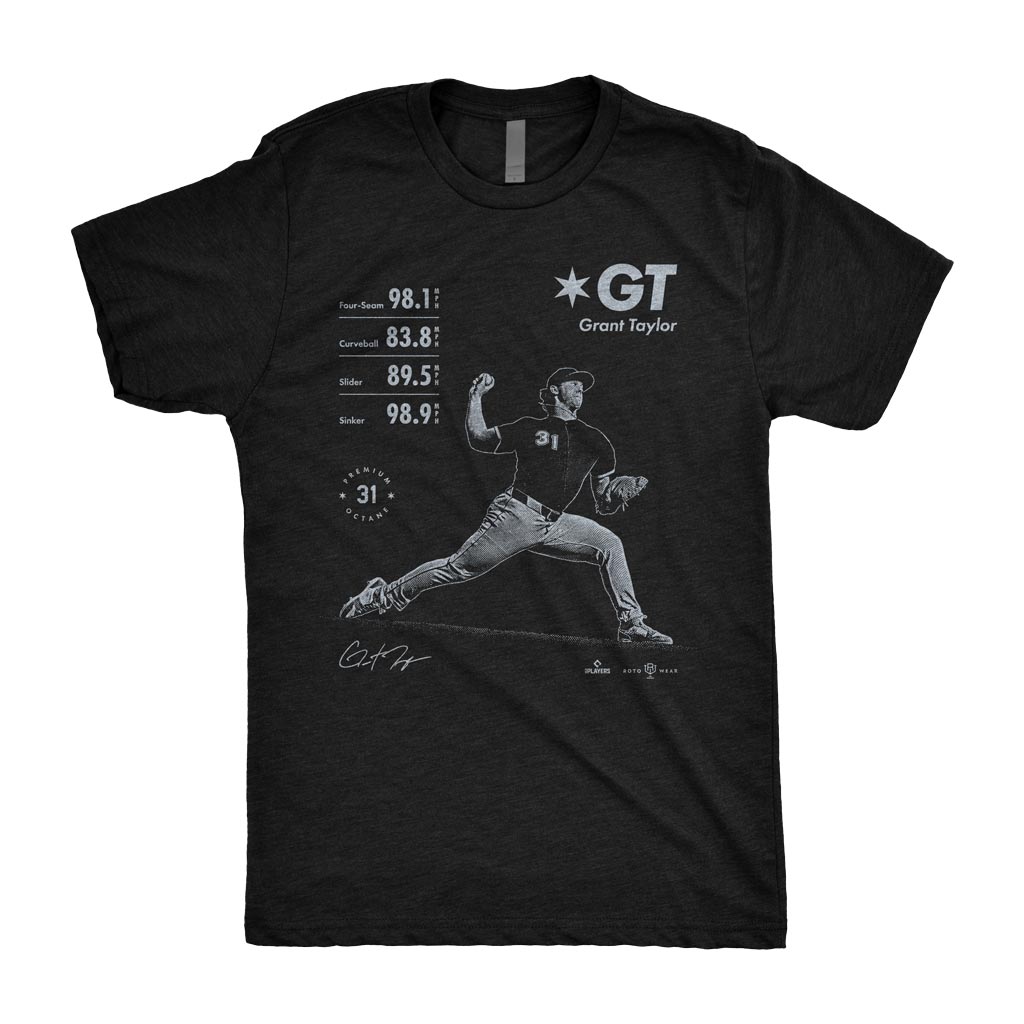 GT Gas Shirt | Grant Taylor Southside Chicago Baseball 31 Premium Octane MLBPA RotoWear