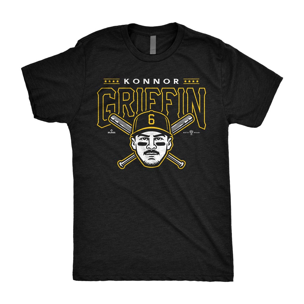 Jolly Konnor Shirt | Konnor Griffin Pittsburgh Baseball Jolly Roger MLBPA RotoWear