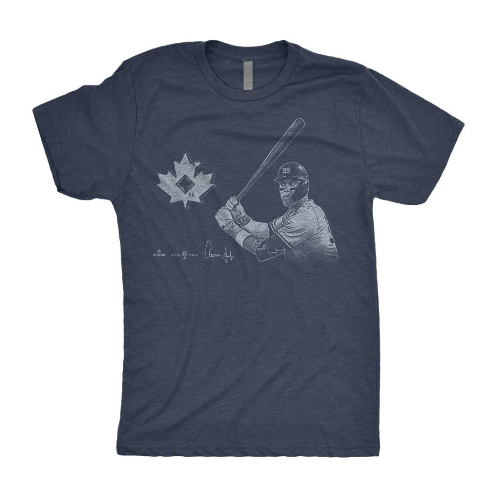 Judge Broke The Leaf Shirt | Aaron Judge Bronx New York Baseball MLBPA RotoWear
