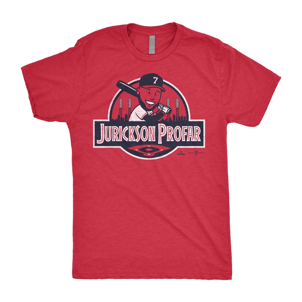 Jurassic Profar Shirt | Jurickson Profar Atlanta Baseball Park MLBPA RotoWear