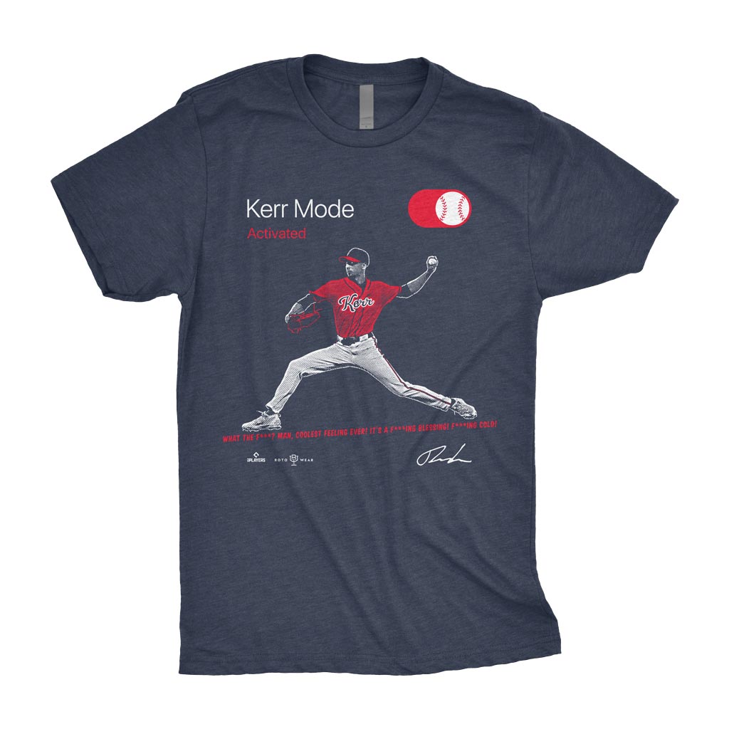 ファンデーション kerr Kerr Mode Activated Shirt | Ray Kerr Atlanta Baseball MLBPA RotoWear