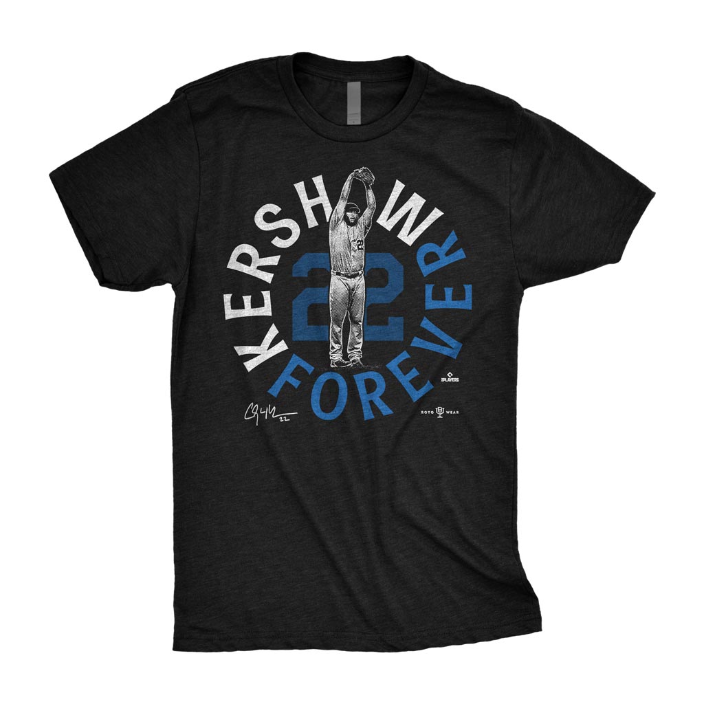 Kershaw Forever Shirt | Clayton Kershaw Los Angeles Baseball MLBPA RotoWear