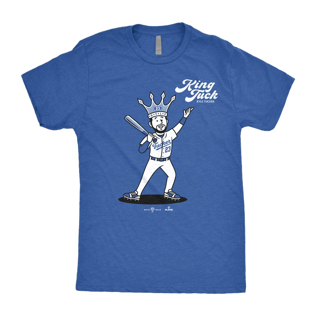 King Tuck 2 Shirt | Kyle Tucker Los Angeles Baseball MLBPA RotoWear Design