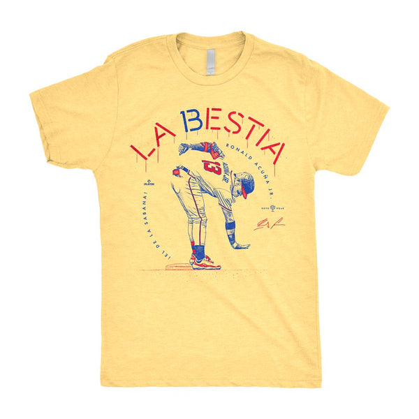 La Bestia Ronald Acuña Jr Atlanta Braves shirt - Dalatshirt