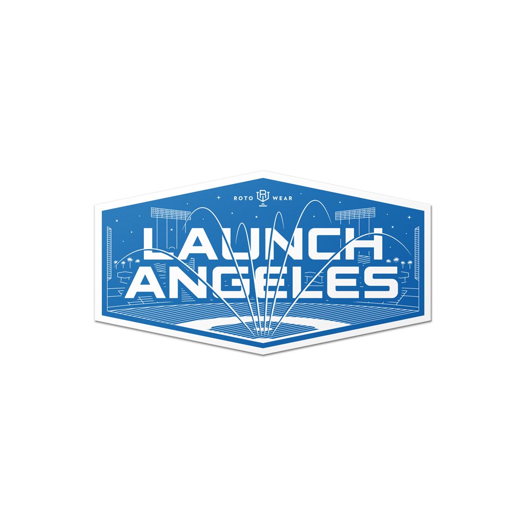 Launch Angeles Sticker - RotoWear