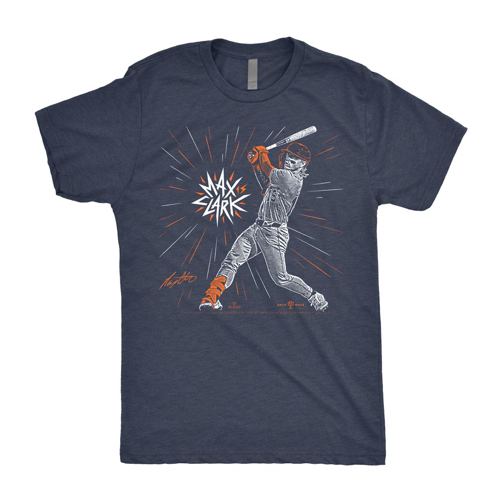 Max Clark: Spark Shirt | Detroit Baseball MLBPA RotoWear