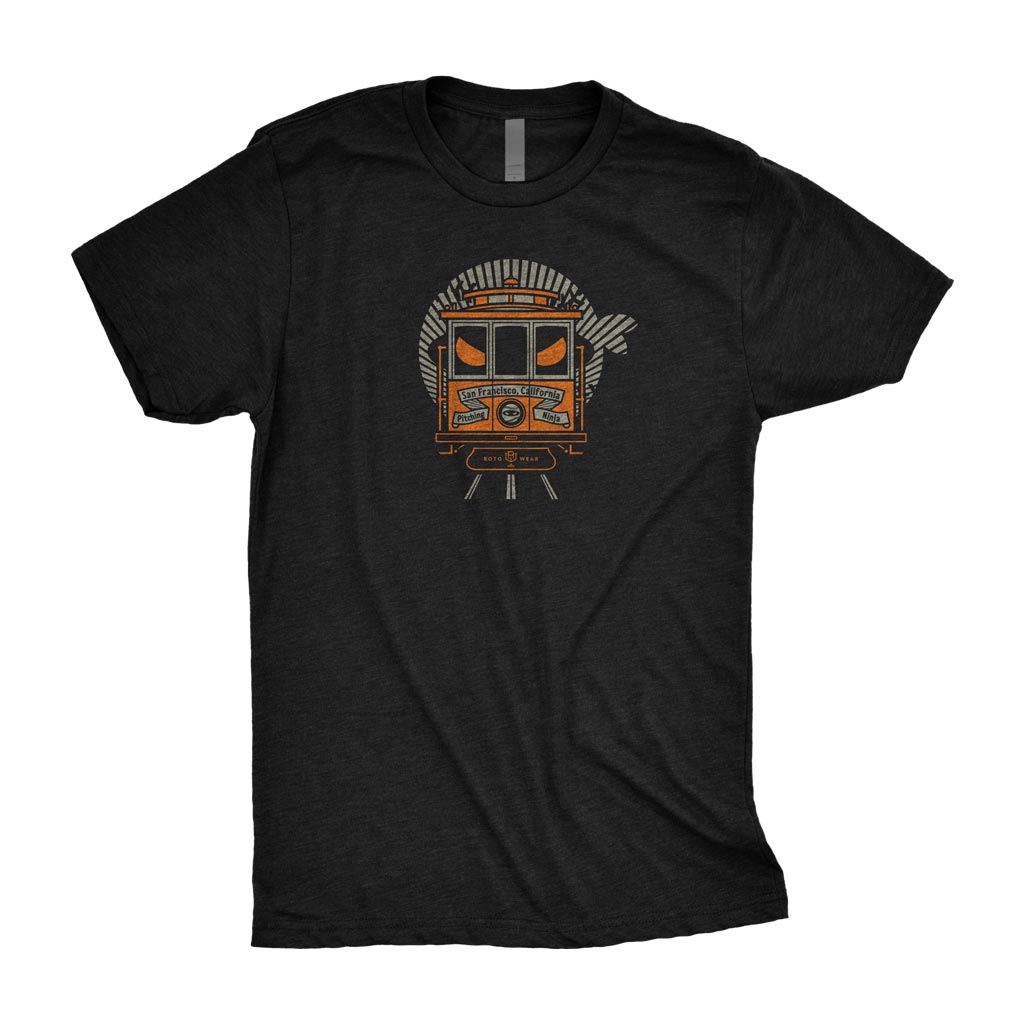 Pitching Ninja T-Shirt (Cable Car Edition)