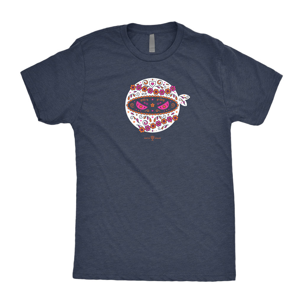Pitching Ninja Shirt (Día de los Muertos Edition) | San Diego Baseball City Connect Sugar Skull Original RotoWear Design