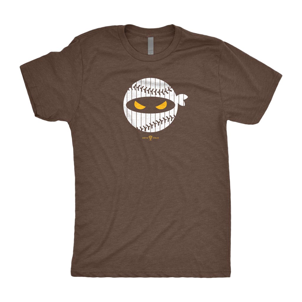 Pitching Ninja Shirt (Friars Edition) | San Diego Baseball Original RotoWear Design