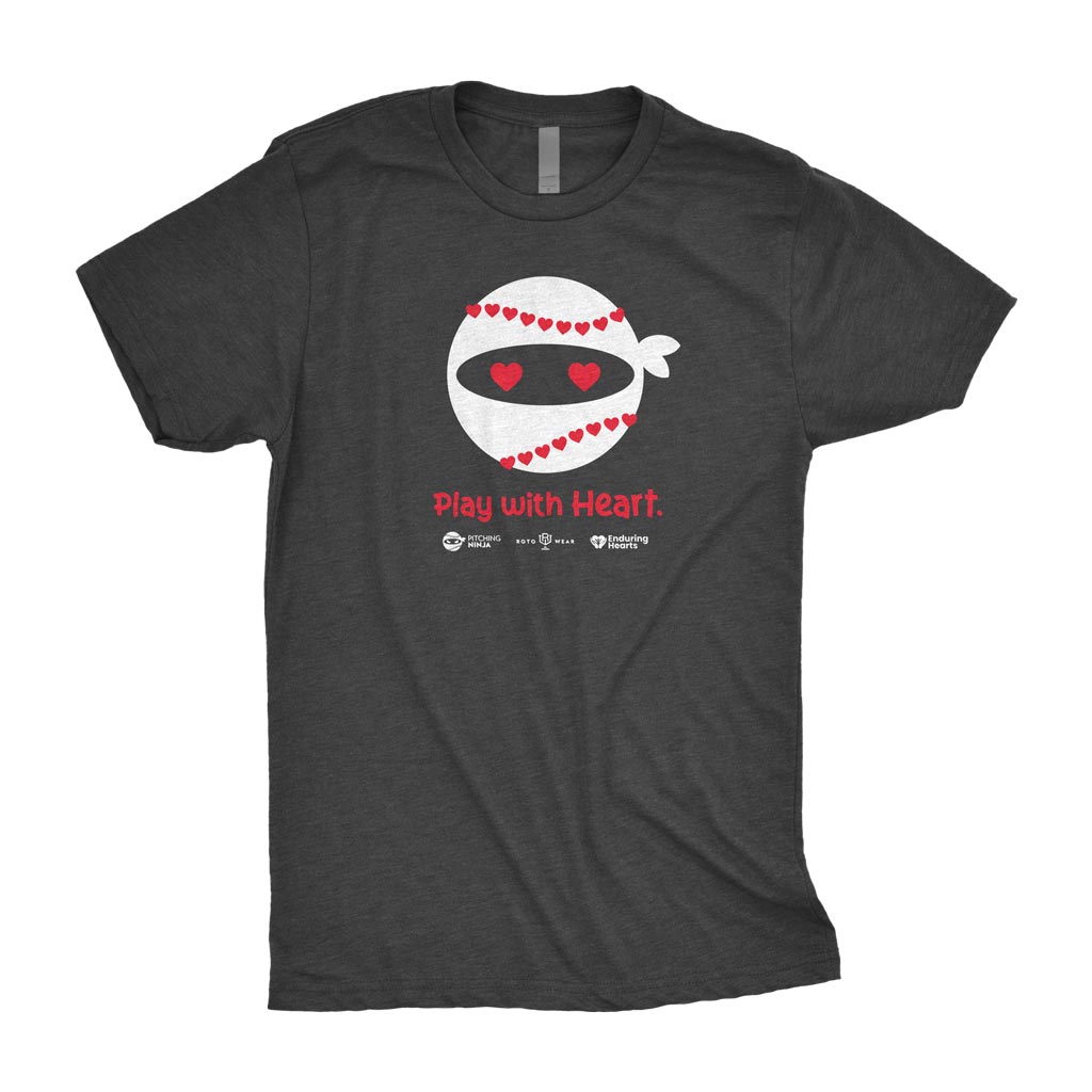 Pitching Ninja T-Shirt (Play With Heart Edition)