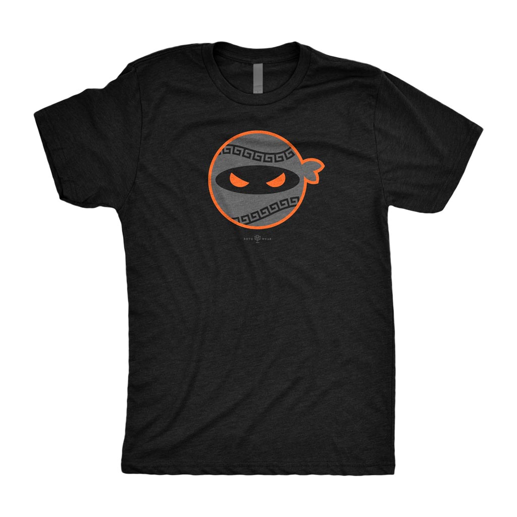 Pitching Ninja Shirt (San Francisco Edition) | SF Baseball Step Fret Gigantes Original RotoWear Design