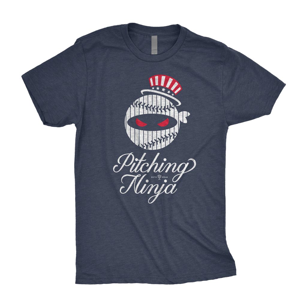 Pitching Ninja T-Shirt (Top Hat Edition)