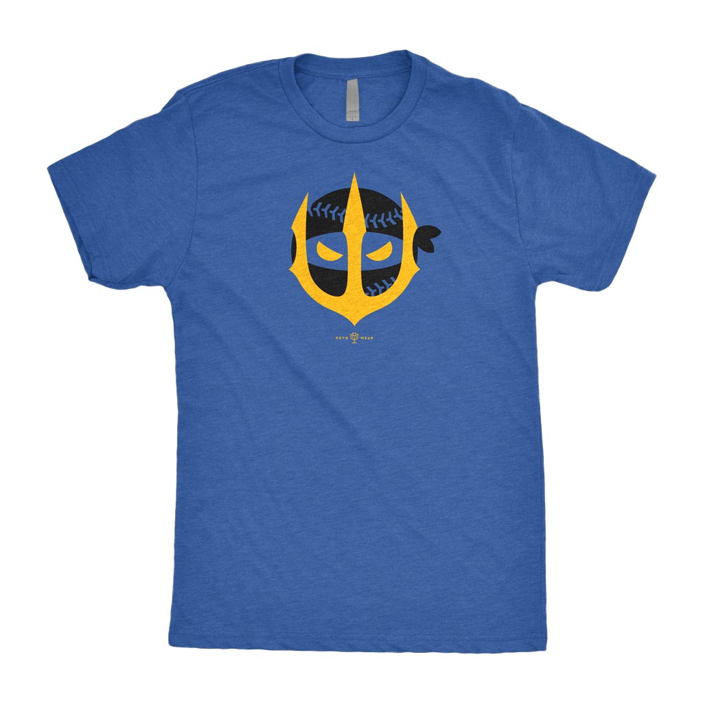 Pitching Ninja T-Shirt (Tridents Up Edition)