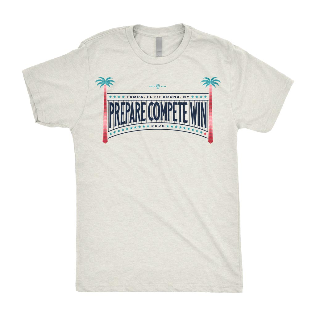 Compitue Prepare Compete Win 2026 Shirt | Bronx NY Baseball Spring Training ...