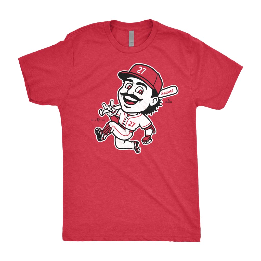 Salbert Shirt | Sal Stewart Cincinnati Baseball MLBPA RotoWear