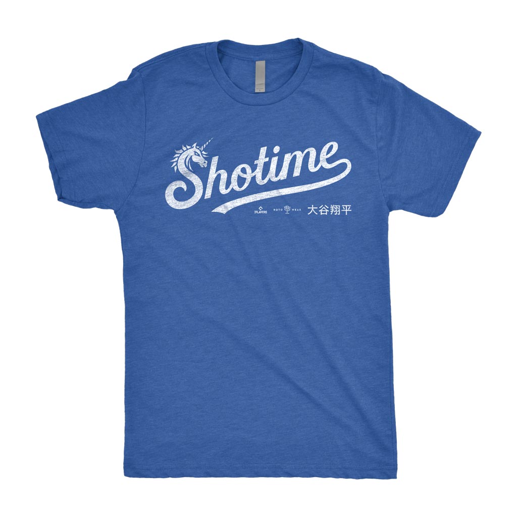 Shotime Shirt | Shohei Ohtani Los Angeles Baseball Unicorn MLBPA RotoWear