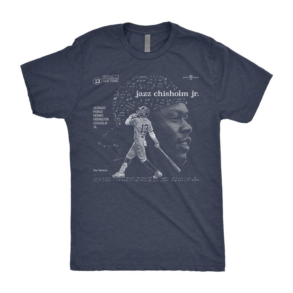 Smooth Jazz Shirt | Jazz Chisholm Jr. Bronx New York Baseball MLBPA RotoWear