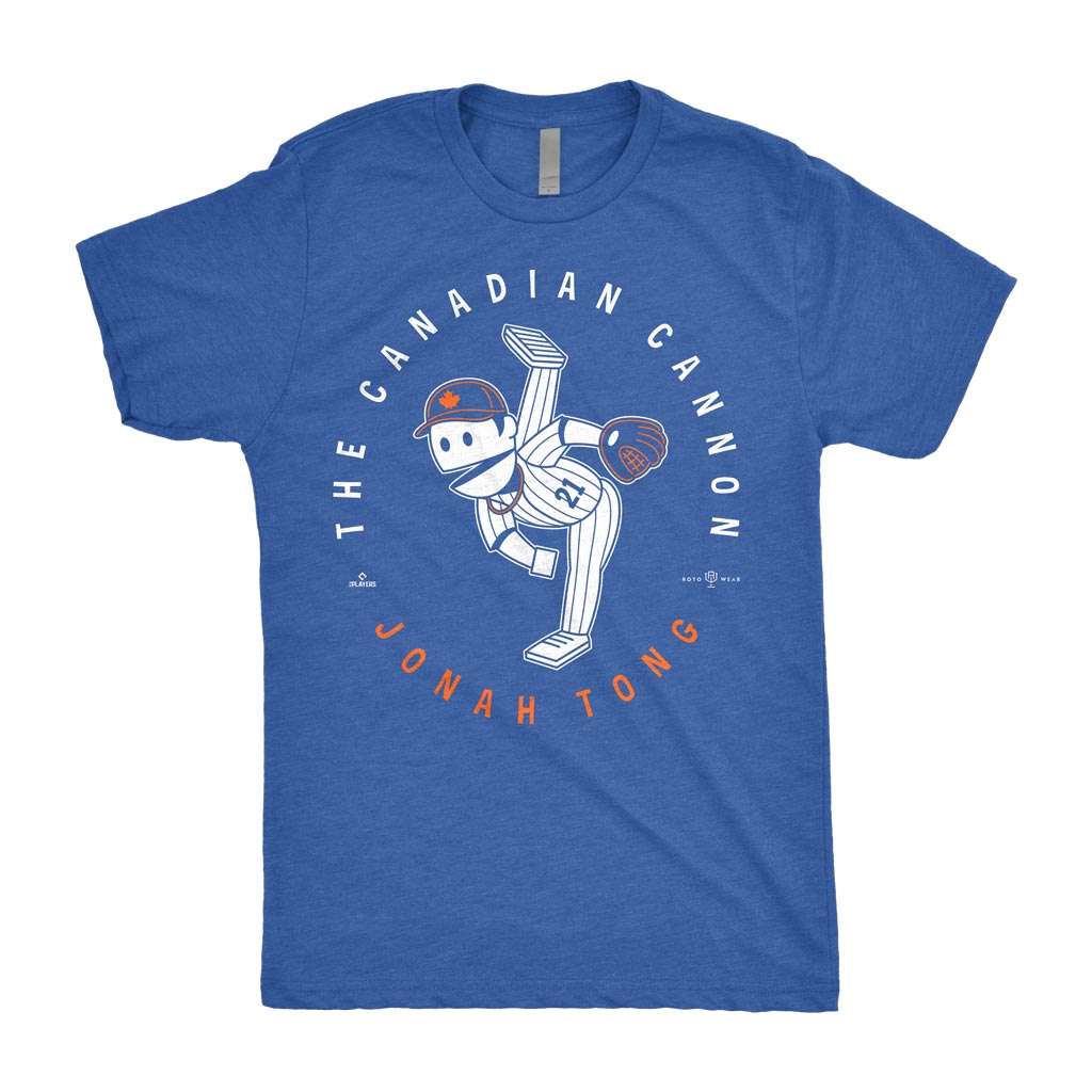 The Canadian Cannon Shirt | Jonah Tong Queens New York Baseball MLBPA RotoWear