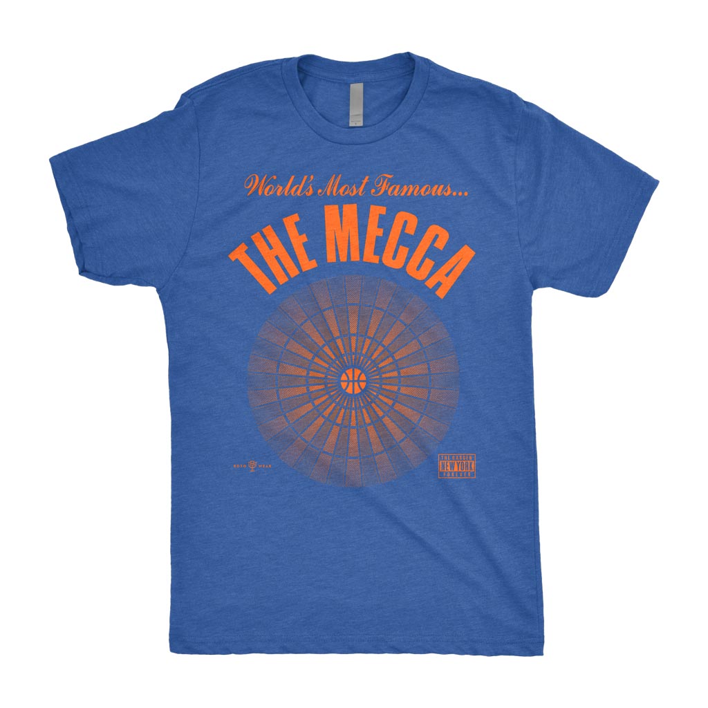 The Mecca Shirt | New York Basketball World’s Most Famous The Garden Ceiling New York Forever RotoWear Design
