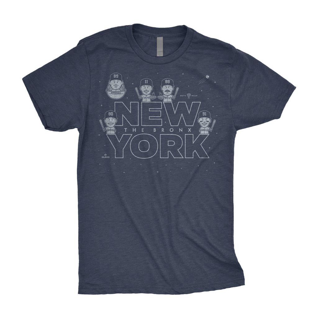 The Younglings Shirt | Jasson Domínguez Anthony Volpe Austin Wells Oswald Peraza Everson Pereira The Bronx New York Baseball MLBPA RotoWear